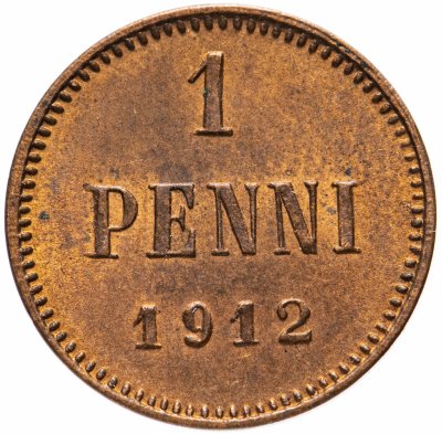 Купить 1 пенни (penny) 1912