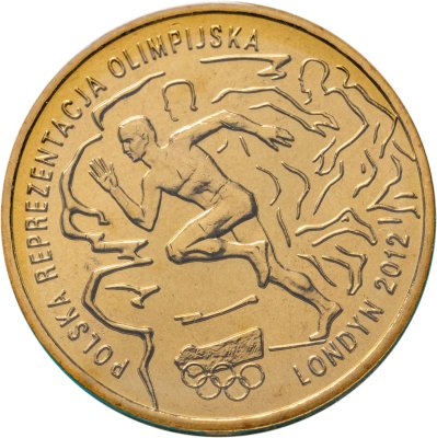 купить Польша 2 злотых (zlote) 2012 "XXX летние Олимпийские Игры, Лондон 2012" в буклете