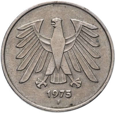 купить Германия (ФРГ) 5 марок 1975 F