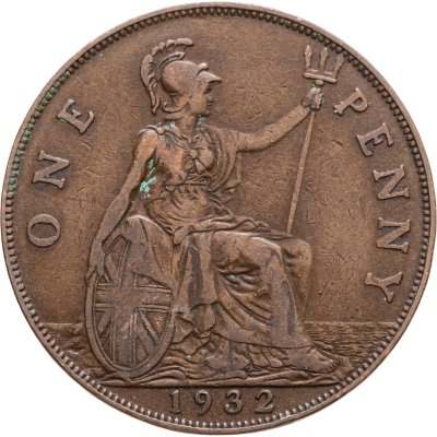 купить Великобритания 1 пенни (penny) 1932
