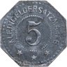 Купить Германия (нотгельды) 5 пфеннигов 1917 "Город Франкенхаузен"