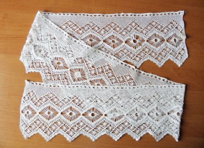 купить Подзор для кровати, хлопковая нить, кружево, СССР, 1960-1969 гг.