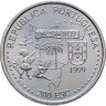 Купить Португалия 200 эскудо (escudos) 1999 "500 лет с момента открытия Бразилии"