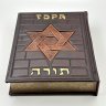 Купить Книга "Тора" подарочное издание, кожаный переплет, авторская ручная работа, бумага, Российская Федерация, 2018 г.