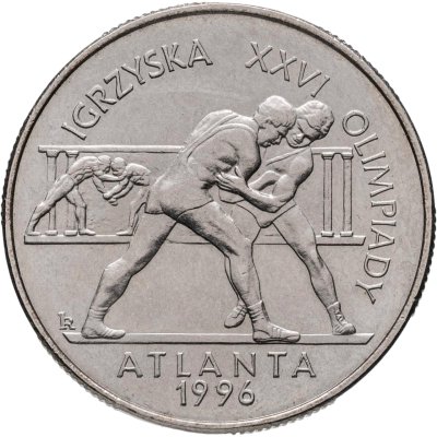 купить Польша 2 злотых (zlote) 1995 "XXVI летние Олимпийские Игры, Атланта 1996"