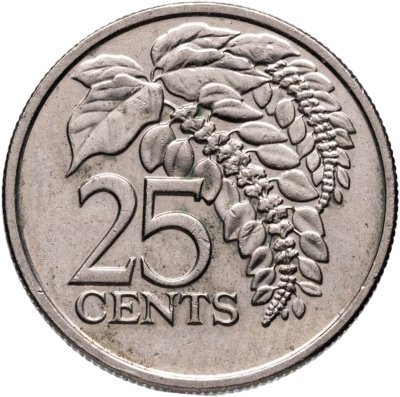 купить Тринидад и Тобаго 25 центов (cents) 2006