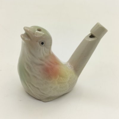 купить Игрушка-свистулька "Соловей", фарфор, аэрография, роспись, СССР, 1970-1990 гг.