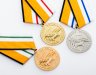 Купить Медаль "Чемпионат мира 2014. Танковый биатлон" набор I,II,III место, 2015