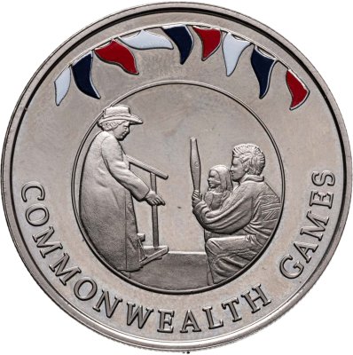 купить Фолклендские острова 50 пенсов (pence) 2002 "Игры содружества" цветная
