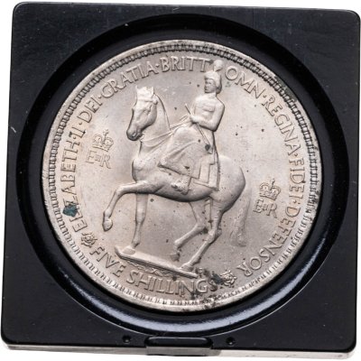 купить Великобритания 5 шиллингов 1953 "Коронация Королевы Елизаветы II" в оригинальной капсуле