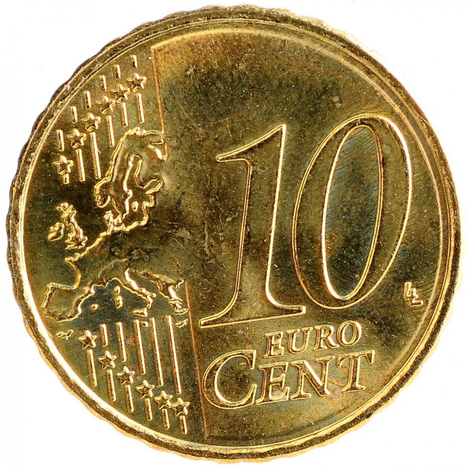 купить Мальта 10 евро центов  2008