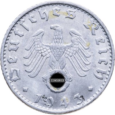 купить Германия, Третий рейх 50 рейхспфеннигов 1943 "В"