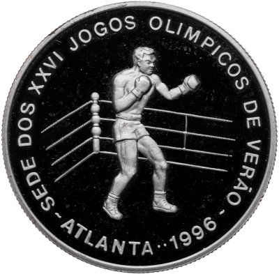 купить Сан-Томе и Принсипи 1000 добр (dobras) 1996 "XXVI летние Олимпийские Игры, Атланта 1996 - Бокс"