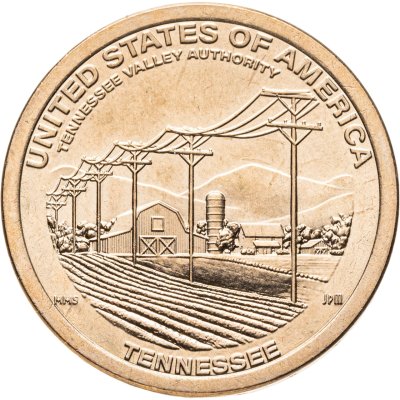 купить США 1 доллар 2022 D Американские инновации - Администрация долины Теннесси и Язык Чероки (Теннесси)