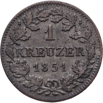 купить Бавария 1 крейцер 1851