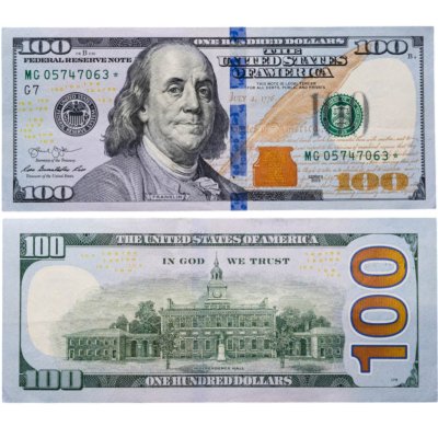 купить США 100 долларов 2013 звезда замещение