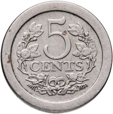 купить Нидерланды 5 центов (cents) 1907