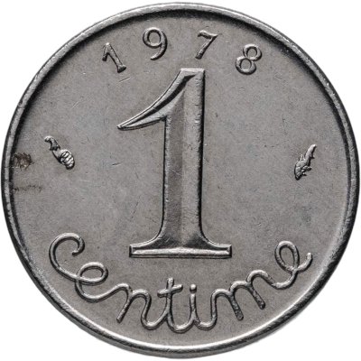 купить Франция 1 сантим 1978