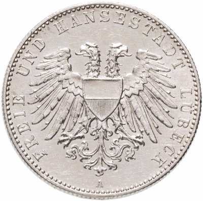купить Германская империя, Любек 2 марки 1901