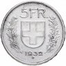Купить Швейцария 5 франков 1931-1969, случайный год