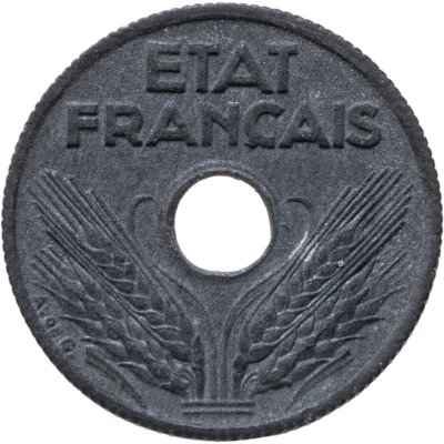 купить Франция 10 сантимов (centimes) 1944