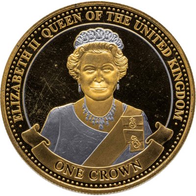 купить Гибралтар 1 крона 2017 "100 лет династии Виндзоров - Елизавета II"