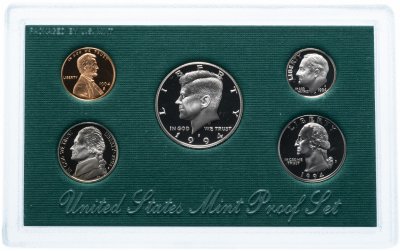 Купить США Годовой набор монет 1994 Proof (5 штук) в упаковке