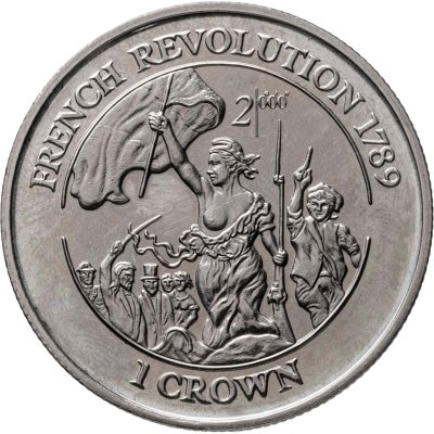 купить Остров Мэн 1 крона 1998г. Французская революция 1789