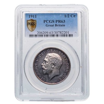 купить Великобритания 1/2 кроны 1911 Король Георг V