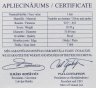 Купить Латвия 1 лат 2010 "Монета янтаря" в футляре с сертификатом