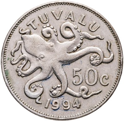 купить Тувалу 50 центов (cents) 1994