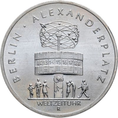 купить Германия (ГДР) 5 марок 1987 "750 лет Берлину – Александрплац"