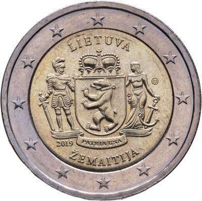 купить Литва 2 евро (euro) 2019 "Литовские этнографические регионы - Жемайтия"