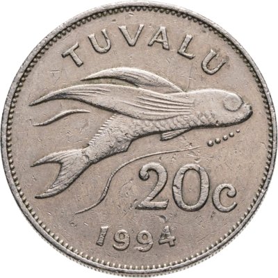 купить Тувалу 20 центов (cents) 1994