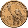 Купить США 1 доллар 2015 "34-й президент США - Дуайт Эйзенхауэр", знак монетного двора: "D" - Денвер