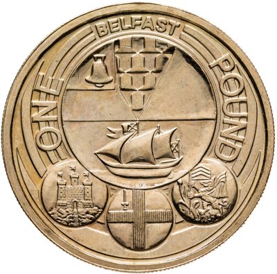 купить Великобритания 1 фунт 2010 "Столицы регионов - Белфаст"