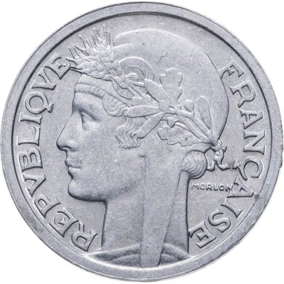 купить Франция 2 франка (francs) 1946