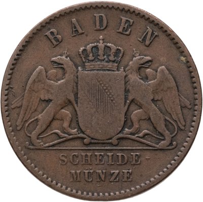 купить Германия, Баден 1 крейцер 1864