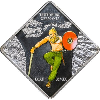 купить Палау 1 доллар 2009 "2000 лет Битве в Тевтобургском лесу. Германский воин"