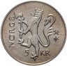 Купить Норвегия 5 крон 1997 "350 лет Норвежской почтовой службе"