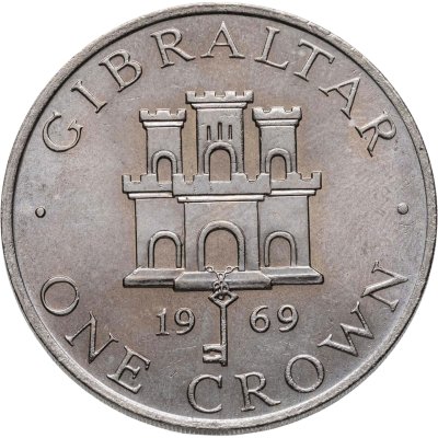 купить Гибралтар 1 крона (crown) 1969
