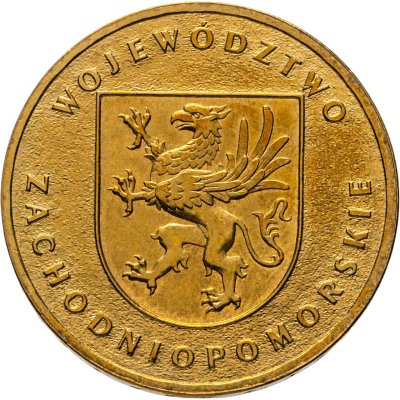 купить Польша 2 злотых 2005 "Герб Западно-Поморское воеводство"