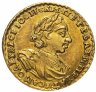 Купить 2 рубля 1723 В латах, с пальмовой ветвью на груди, Биткин №158 (R) с экспертным заключением ГИМ (Ширяков И.В.)