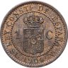 Купить Испания 1 сентимо (sentimo) 1906