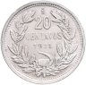 Купить Чили 20 сентаво (centavos) 1921