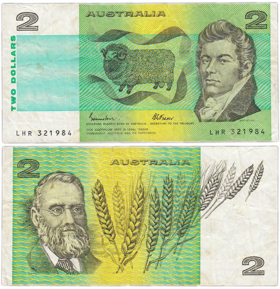 купить Австралия 2 доллара 1985 (Pick 43e)