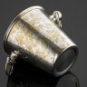 Купить Ведёрко для шампанского с ручками, латунь, серебрение, Индия, 1960-1990 гг.