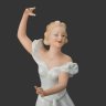 Купить Статуэтка "Танцовщица", фарфор, роспись, золочение, Wallendorf, Германия, 1963-1990 гг.