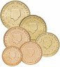 Купить Нидерланды набор монет от 1 до 50 евро центов 2007 (6 штук)