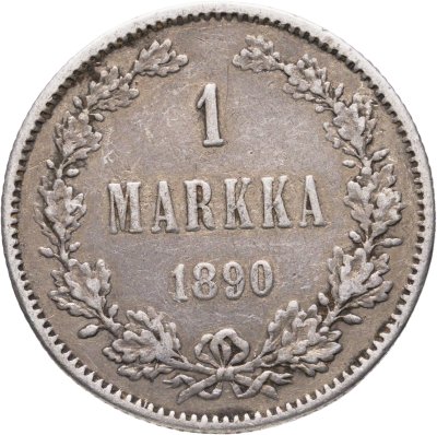 купить 1 марка 1890 L Российская Финляндия